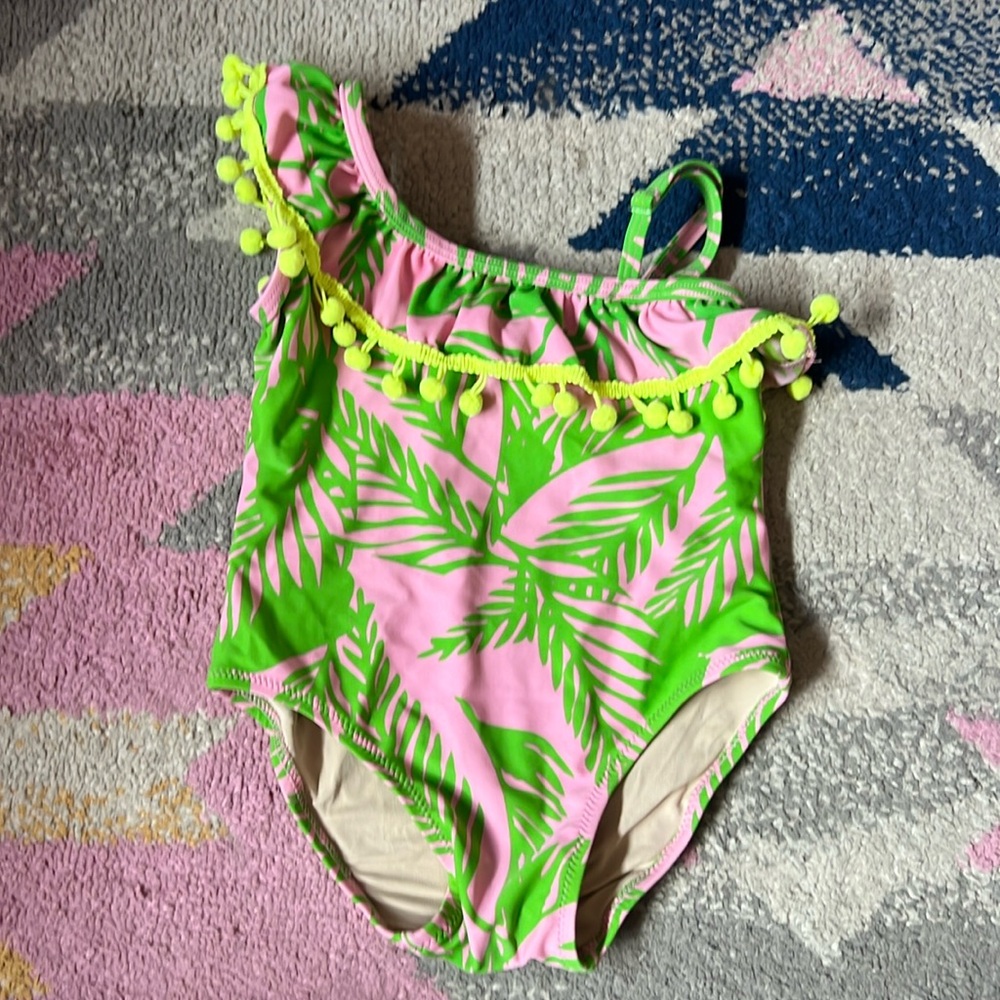 Shade critters pom pom one piece swimsuit